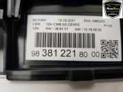 Tachoeinheit Kmh 9838122180 Opel Combo Cargo Van 1.5 CDTI 100 (D15DT(DV5RC)) 2021-08