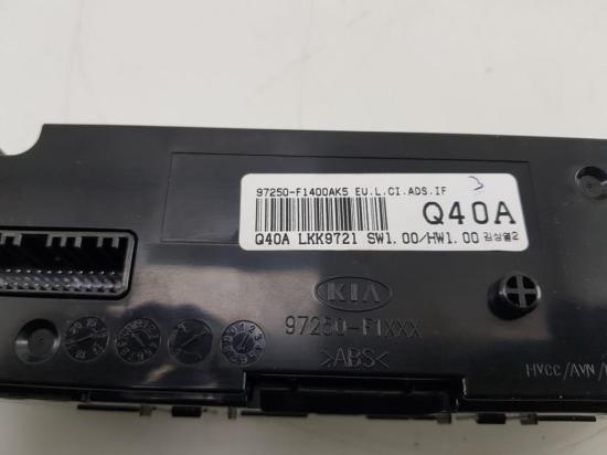 Bedienung Heizung 97250F1400 Kia Sportage (QL) Geländewagen 1.6 GDI 16V 4x2 (G4FD) 2018 Bild Bedienung Heizung 97250F1400 Kia Sportage (QL) Geländewagen 1.6 GDI 16V 4x2 (G4FD) 2018