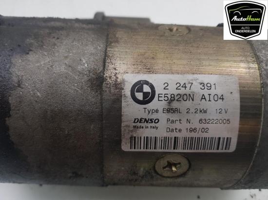 Anlasser 2247391 BMW 5 serie Touring (E39) Kombi 530d 24V (M57-D30(306D1)) 2002-09 Bild Anlasser 2247391 BMW 5 serie Touring (E39) Kombi 530d 24V (M57-D30(306D1)) 2002-09