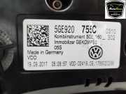 Tachoeinheit Kmh 5GE920755C Volkswagen Golf VII (AUA) Schr?gheck e-Golf (EBSA) 2018-04 EBSA