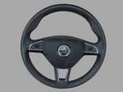 Lenkrad Sport-Lenkrad Leder schwarz SKODA OCTAVIA COMBI (5E5, 5E6) 2.0 TDI RS 4X4 135 KW 5E0419091