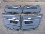 Türverkleidung 4 Stück Leder schwarz Türpappe Set BMW 7 (E65, E66, E67) 730 LD 170 KW 100014348 / 100014588 / 100014632 / 100014408