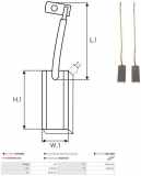 Kohlebürste, Generator