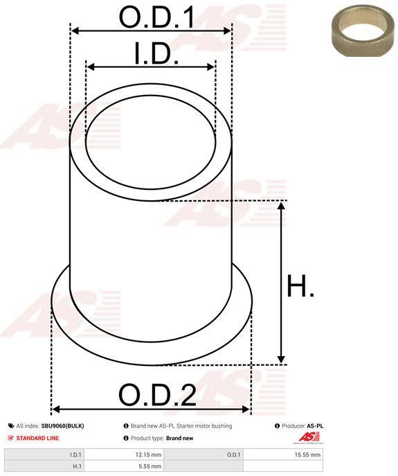 Buchse, Starterwelle