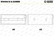 Hauptlager 0.25mm