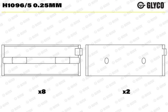 Hauptlager 0.25mm Bild Hauptlager 0.25mm