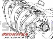 Ansaugkrümmer Mazda 2 DL, DJ P54G13100