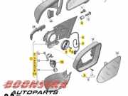 Außenspiegel links Audi A8 4H 4H0857535E