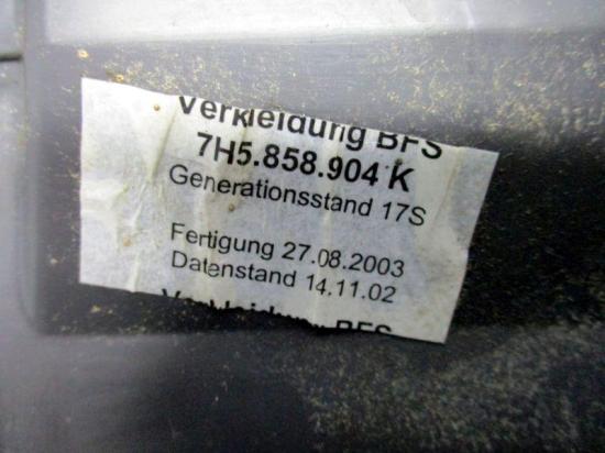 Verkleidung Armaturenbrett rechts VW MULTIVAN T5 V 03-09 96 KW 7H5858904K 7H5857056A Bild Verkleidung Armaturenbrett rechts VW MULTIVAN T5 V 03-09 96 KW 7H5858904K 7H5857056A