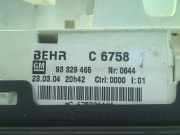 Bedienung Klimaanlage 93329465 Opel Meriva Großraumlimousine 1.6 (Z16SE) 2004-04