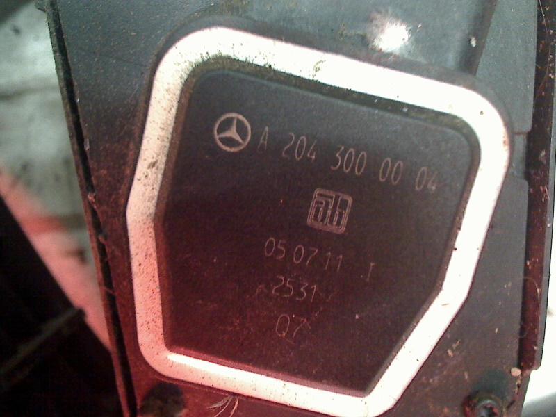 Elektrische Gaspedal A2043000004 Mercedes-Benz C (W204) Limousine 3.0 C-350 CDI V6 24V 4-Matic (OM642.832) 2011-08