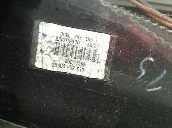 Rücklicht Links 3560452K10 Opel Agila (B) Großraumlimousine 1.2 16V (K12B(Euro 4) 2010-09 Bild Rücklicht Links 3560452K10 Opel Agila (B) Großraumlimousine 1.2 16V (K12B(Euro 4) 2010-09