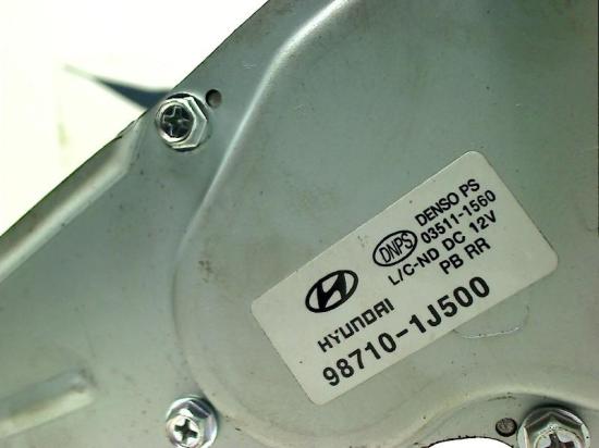 Scheibenwischermotor Hinten 987101J500 Hyundai i20 Schrägheck 1.2i 16V (G4LA) 2012-03 Bild Scheibenwischermotor Hinten 987101J500 Hyundai i20 Schrägheck 1.2i 16V (G4LA) 2012-03