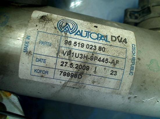 Agr Kühler 9651902380 Citroën Nemo (AA) Van 1.4 HDi 70 (DV4TED(8HS)) 2009-07 Bild Agr Kühler 9651902380 Citroën Nemo (AA) Van 1.4 HDi 70 (DV4TED(8HS)) 2009-07