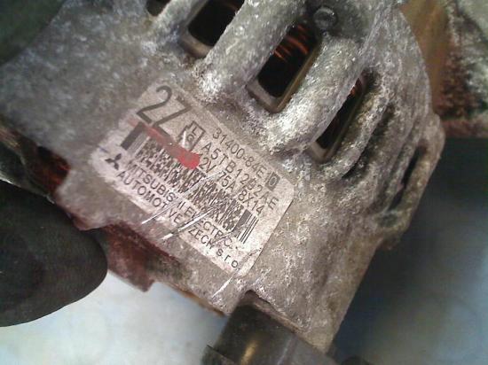 Lichtmaschine 3140084E10 Opel Agila (B) Gro?raumlimousine 1.2 16V (K12B(Euro 4) 2009-05 Bild Lichtmaschine 3140084E10 Opel Agila (B) Gro?raumlimousine 1.2 16V (K12B(Euro 4) 2009-05