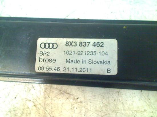 Fensterheber Elektr. Rechts + MOTOR 8X3837462 Audi A1 (8X1/8XK) Schrägheck 3-drs 1.4 TFSI 16V 122 (CAXA) 2012-01 Bild Fensterheber Elektr. Rechts + MOTOR 8X3837462 Audi A1 (8X1/8XK) Schrägheck 3-drs 1.4 TFSI 16V 122 (CAXA) 2012-01