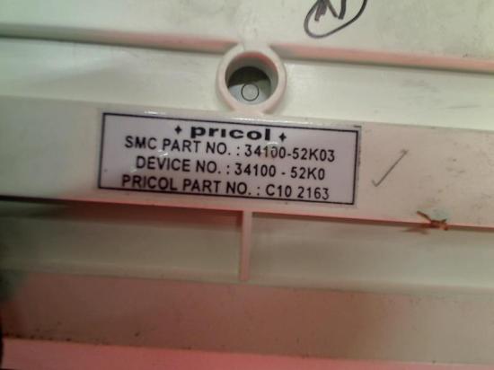 Tacho 3410052K03 Opel Agila (B) Gro?raumlimousine 1.2 16V (K12B(Euro 4) 2009-05 Bild Tacho 3410052K03 Opel Agila (B) Gro?raumlimousine 1.2 16V (K12B(Euro 4) 2009-05