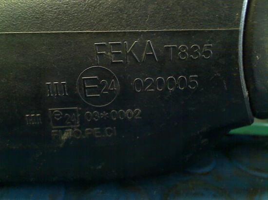 Außenspiegel Rechts Elektrisch 7 DRADEN E24020005 Citroën Nemo (AA) Van 1.4 HDi 70 (DV4TED(8HS)) 2009-07 Bild Außenspiegel Rechts Elektrisch 7 DRADEN E24020005 Citroën Nemo (AA) Van 1.4 HDi 70 (DV4TED(8HS)) 2009-07