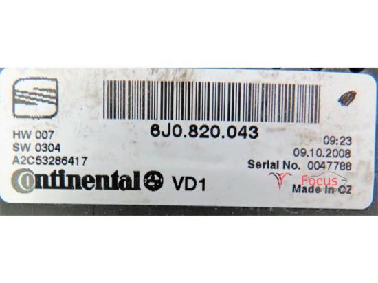 Bedienelement für Klimaanlage Seat Ibiza IV 6J 6J0820043C Bild Bedienelement für Klimaanlage Seat Ibiza IV 6J 6J0820043C
