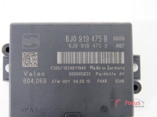 Steuergerät Einparkhilfe Seat Ibiza IV ST 6J 6J0919475B Bild Steuergerät Einparkhilfe Seat Ibiza IV ST 6J 6J0919475B