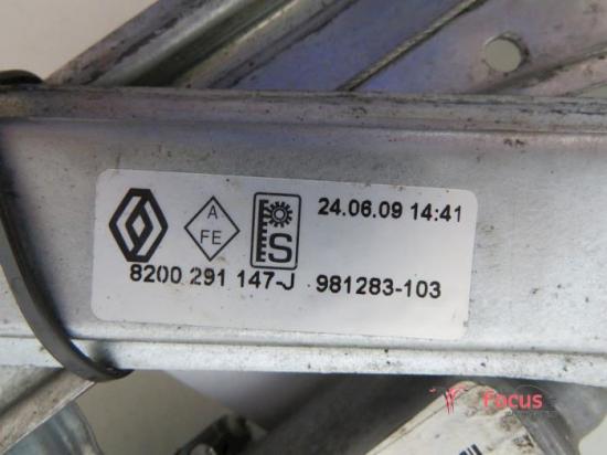 Fensterheber rechts vorne Renault Clio III BR0/1, CR0/1 8200291147J Bild Fensterheber rechts vorne Renault Clio III BR0/1, CR0/1 8200291147J