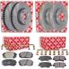 FEBI BILSTEIN Bremsbelagsatz, Scheibenbremse 116301 + Bremsbelagsatz, Scheibenbremse 116376 + Bremsscheibe 108563 + Bremsscheibe 31317