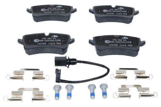 ATE Bremsscheibe 24.0112-0178.1 + Bremsbelagsatz, Scheibenbremse 13.0470-2769.2 Bild ATE Bremsscheibe 24.0112-0178.1 + Bremsbelagsatz, Scheibenbremse 13.0470-2769.2