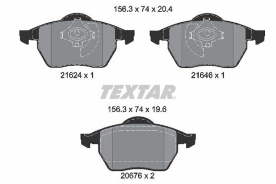 TEXTAR Bremsscheibe 92057503 + Bremsbelagsatz, Scheibenbremse 2355402 + Bremsscheibe 92083603 + Bremsbelagsatz, Scheibenbremse 2162402 Bild TEXTAR Bremsscheibe 92057503 + Bremsbelagsatz, Scheibenbremse 2355402 + Bremsscheibe 92083603 + Bremsbelagsatz, Scheibenbremse 2162402