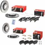 BREMBO Bremsscheibe 09.4939.31 + Bremsbelagsatz, Scheibenbremse P 59 083 + Bremsbelagsatz, Scheibenbremse P 59 086 + Bremsscheibe 08.9460.11