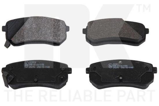 NK Bremsbelagsatz, Scheibenbremse 223514 + Bremsscheibe 203518 Bild NK Bremsbelagsatz, Scheibenbremse 223514 + Bremsscheibe 203518