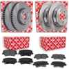 FEBI BILSTEIN Bremsscheibe 108550 + Bremsbelagsatz, Scheibenbremse 116261 + Bremsbelagsatz, Scheibenbremse 116285 + Bremsscheibe 31317