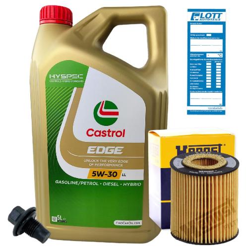 CASTROL Motoröl 15669E FEBI BILSTEIN Verschlussschraube, Ölwanne 30968 HENGST FILTER Ölfilter E29H D89 Bild CASTROL Motoröl 15669E FEBI BILSTEIN Verschlussschraube, Ölwanne 30968 HENGST FILTER Ölfilter E29H D89