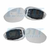 JOHNS Spiegelglas, Außenspiegel 30 19 37-81 + Spiegelglas, Außenspiegel 30 19 38-81