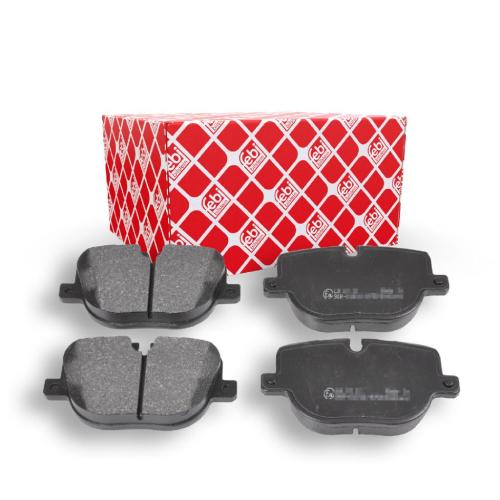 FEBI BILSTEIN Bremsscheibe 108548 + Bremsbelagsatz, Scheibenbremse 116122 + Warnkontakt, Bremsbelagverschleiß 31822 Bild FEBI BILSTEIN Bremsscheibe 108548 + Bremsbelagsatz, Scheibenbremse 116122 + Warnkontakt, Bremsbelagverschleiß 31822