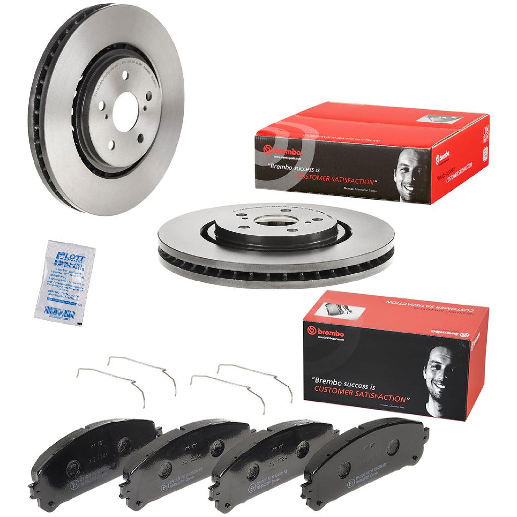 BREMBO Bremsbelagsatz, Scheibenbremse P 83 145 + Bremsscheibe 09.D988.11