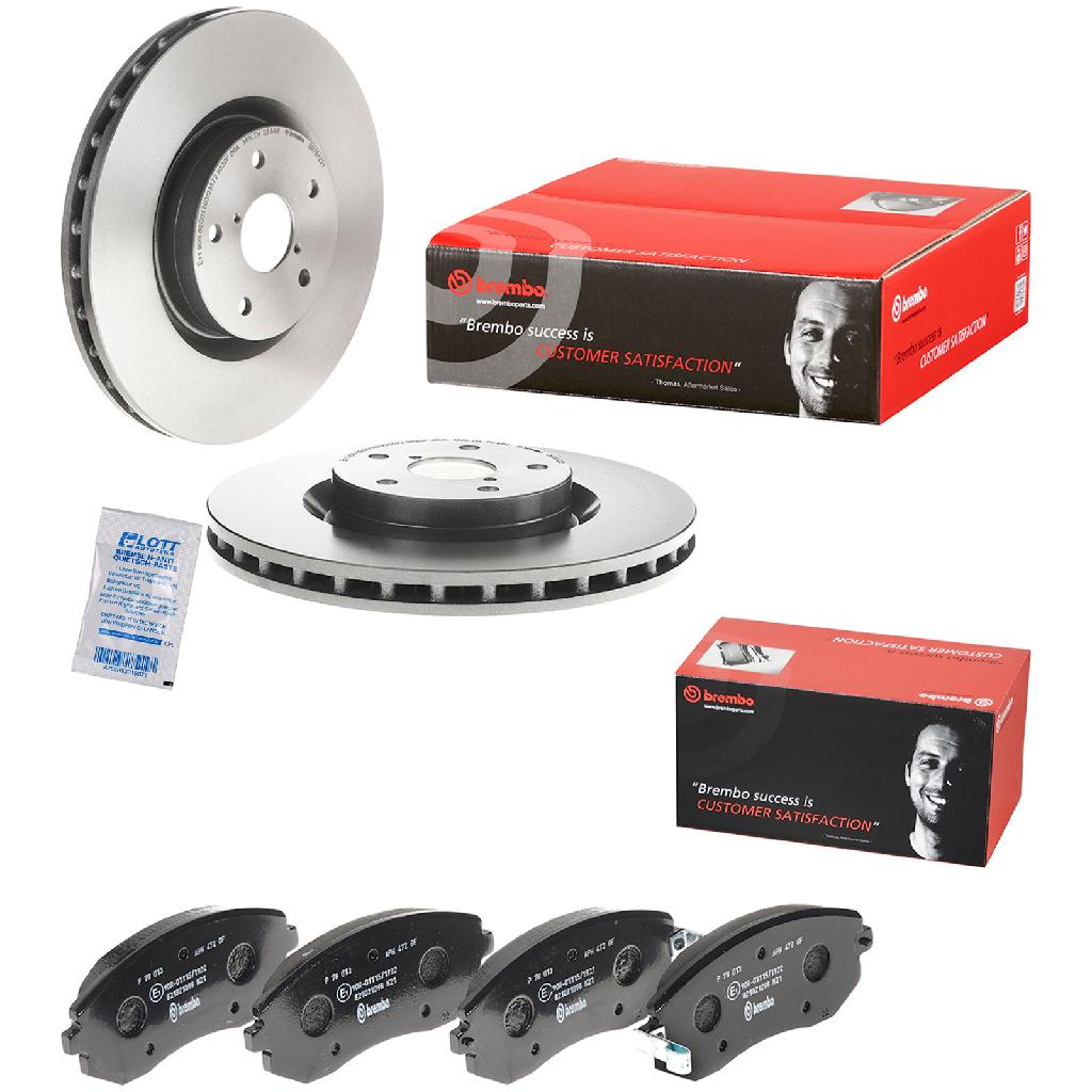 BREMBO Bremsbelagsatz, Scheibenbremse P 78 013 + Bremsscheibe 09.7812.21