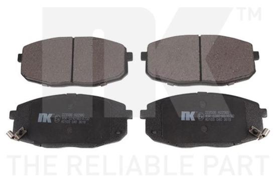 NK Bremsbelagsatz, Scheibenbremse 223506 + Bremsscheibe 203526 Bild NK Bremsbelagsatz, Scheibenbremse 223506 + Bremsscheibe 203526