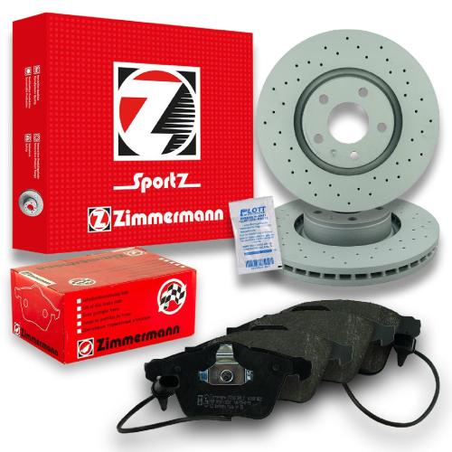 ZIMMERMANN Bremsscheibe 100.3318.52 + Bremsbelagsatz, Scheibenbremse 23763.200.1 Bild ZIMMERMANN Bremsscheibe 100.3318.52 + Bremsbelagsatz, Scheibenbremse 23763.200.1