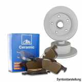 ATE Bremsbelagsatz, Scheibenbremse 13.0470-7137.2 + Bremsscheibe 24.0111-0101.2