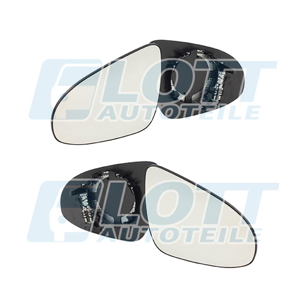 JOHNS Spiegelglas, Außenspiegel 23 61 37-81 + Spiegelglas, Außenspiegel 23 61 38-81