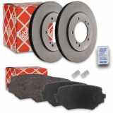 FEBI BILSTEIN Bremsbelagsatz, Scheibenbremse 16647 + Bremsscheibe 28436