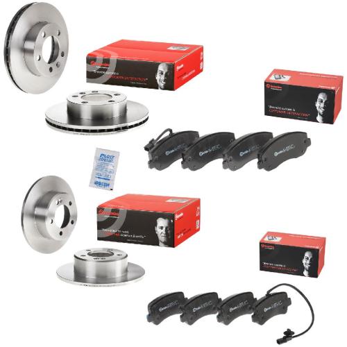 BREMBO Bremsscheibe 08.A651.10 + Bremsscheibe 09.B633.10 + Bremsbelagsatz, Scheibenbremse P 68 062 + Bremsbelagsatz, Scheibenbremse P 68 063 Bild BREMBO Bremsscheibe 08.A651.10 + Bremsscheibe 09.B633.10 + Bremsbelagsatz, Scheibenbremse P 68 062 + Bremsbelagsatz, Scheibenbremse P 68 063
