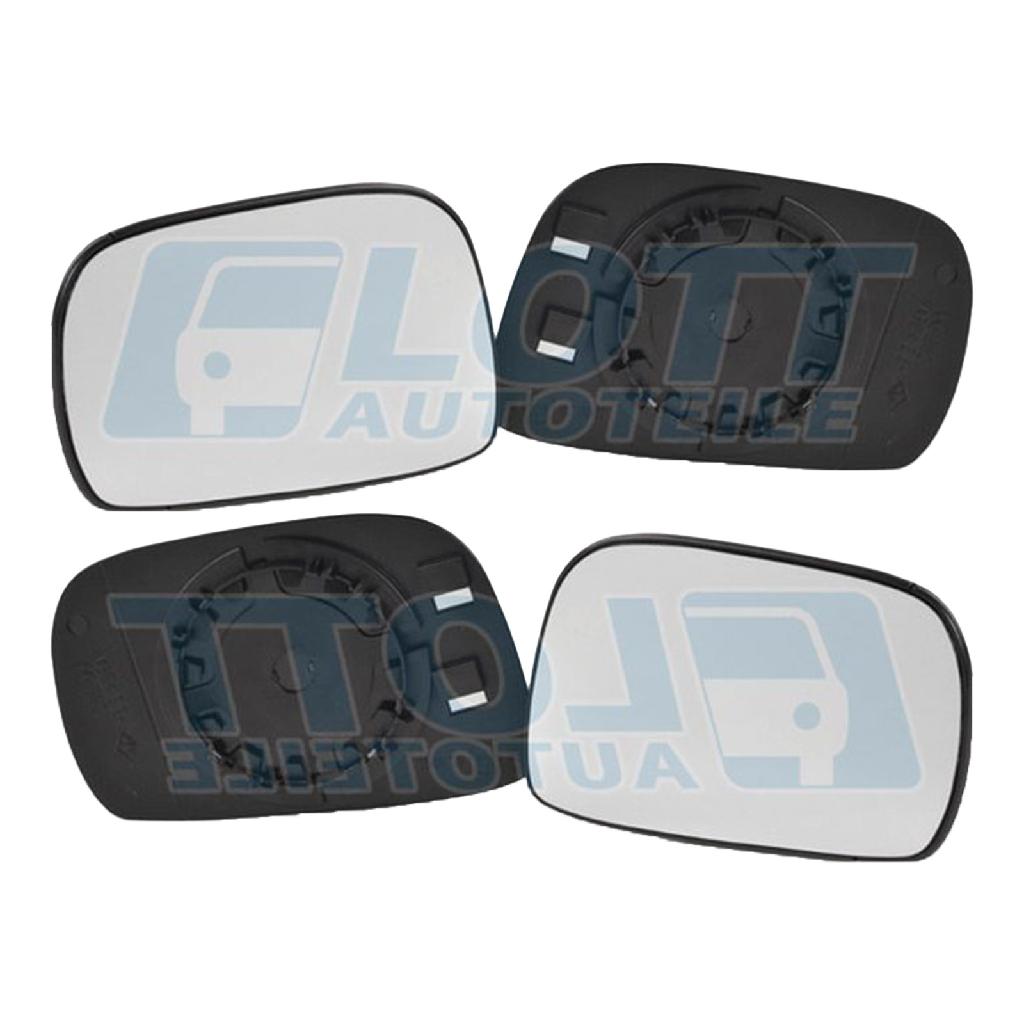 JOHNS Spiegelglas, Außenspiegel 55 61 38-80 + Spiegelglas, Außenspiegel 55 61 37-80