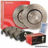ATE Warnkontakt, Bremsbelagverschleiß 24.8190-0810.2 BREMBO Bremsbelagsatz, Scheibenbremse P 06 116 + Bremsscheibe 09.D096.13