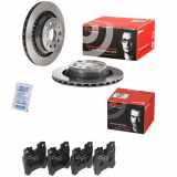 BREMBO Bremsbelagsatz, Scheibenbremse P 83 076 + Bremsscheibe 09.D691.11