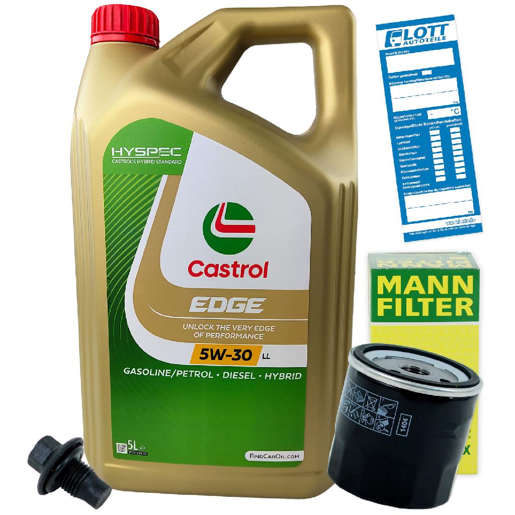 MAPCO Verschlussschraube, Ölwanne 95947 CASTROL Motoröl 15669E MANN-FILTER Ölfilter W 610/4