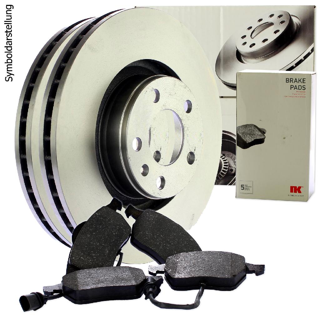 NK Bremsbelagsatz, Scheibenbremse 224782 + Bremsscheibe 2047100
