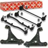FEBI BILSTEIN Spurstange 01852 + Lenker, Radaufhängung 15399 + Lenker, Radaufhängung 15400 + Stange/Strebe, Stabilisator 03883 + Spurstange 01831