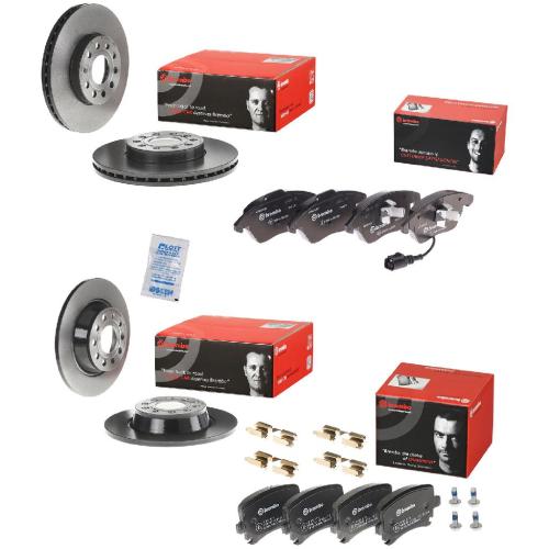 BREMBO Bremsscheibe 09.9145.11 + Bremsbelagsatz, Scheibenbremse P 85 075 + Bremsscheibe 08.A202.11 + Bremsbelagsatz, Scheibenbremse P 85 073 Bild BREMBO Bremsscheibe 09.9145.11 + Bremsbelagsatz, Scheibenbremse P 85 075 + Bremsscheibe 08.A202.11 + Bremsbelagsatz, Scheibenbremse P 85 073