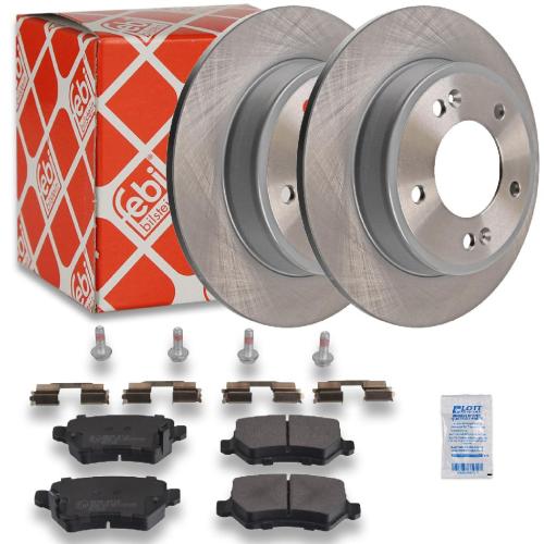 FEBI BILSTEIN Bremsscheibe 108387 + Bremsbelagsatz, Scheibenbremse 16512 Bild FEBI BILSTEIN Bremsscheibe 108387 + Bremsbelagsatz, Scheibenbremse 16512